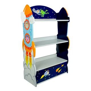 teamson kids 木製書架, 太空旅行, 4層