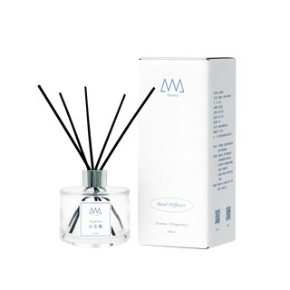 ANA Aroma 玻璃擴香瓶 200ml 清新優雅 提升居家品味, 白玉蘭, 1瓶