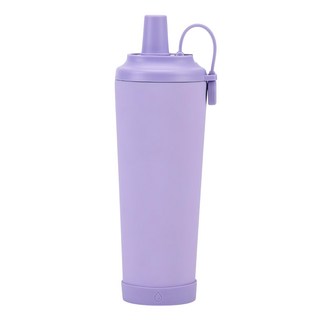 艾特叔叔 陶瓷易潔層 磁吸雙飲吸管杯, 830ml, 1個, 香芋紫