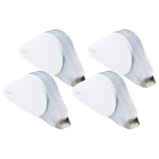 KOKUYO 國譽 GLOO 2way好黏 點狀膠水, 白色, 4個