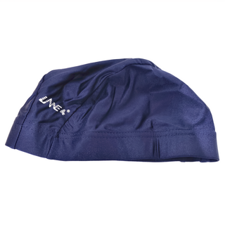 LANE4 羚活 LYCRA萊卡泳帽 男 82% 聚醯胺纖維 18%萊卡, 單一尺寸, 深藍印白LANE4, 1個