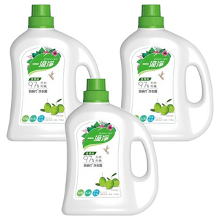 一滴淨 有機天然酵素防螨洗衣露 苦楝籽精粹, 2L, 3瓶