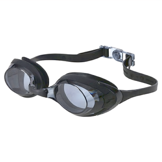 Speedo 成人運動泳鏡 Cyclone 3, 黑色 + 灰色, 1個