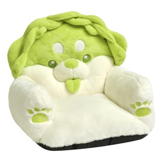 Pur Lab 噗扑實驗室 造型寵物窩 - 沙發窩, 菜狗 米色 + 草綠色 + 黑色, 1個