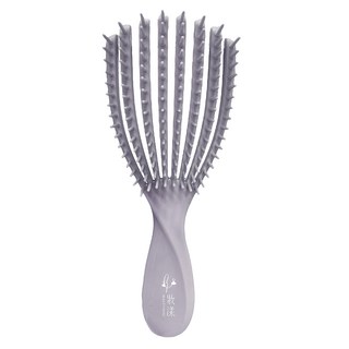 BEAUTYOUNG 妝漾 3D MINI髮根蓬蓬梳 紫色 輕巧好攜帶, 1個