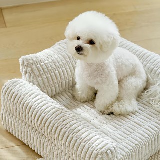 Woolly 波比 寵物沙發 床, 淺灰色, 1個