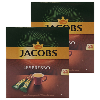 JACOBS 經典即溶咖啡義式濃縮, 1.8g, 25包, 2盒