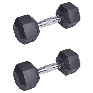 AD-ROCKET 六角包膠啞鈴 5kg 2個 - 家用健身重訓器材