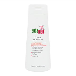 sebamed 施巴 COLOR SHAMPOO PH5.5 護色洗髮乳, 200ml, 適用於受損/敏感頭皮, 1瓶