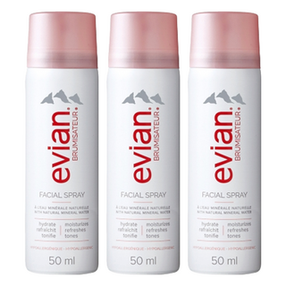 evian 依雲 天然礦泉護膚保濕噴霧, 50ml, 3瓶