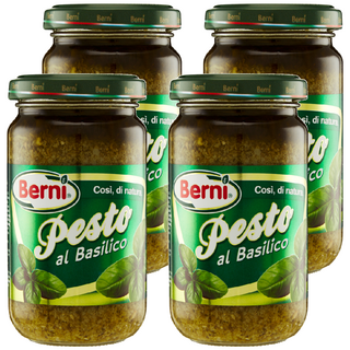 Berni 義大利羅勒青醬, 195g, 4罐