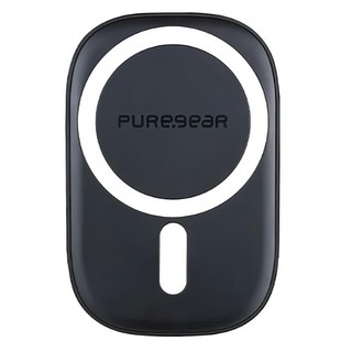 PURe.geaR 普格爾 磁吸無線充電車架 360度旋轉, 黑色, 09813PG