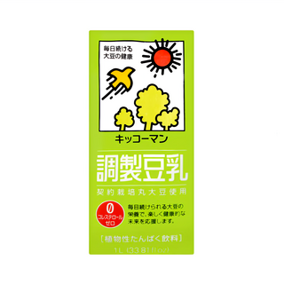 KIKKOMAN 龜甲萬 調製豆乳 植物性蛋白飲料, 1L, 1瓶