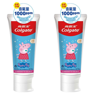 Colgate 高露潔 兒童牙膏 含氟健齒凝露 款式隨機, 90g, 2條