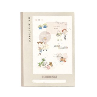 TOY STORY 玩具總動員 返校日 B5方眼格紋筆記本 250mm*175mm 日本製, 1本