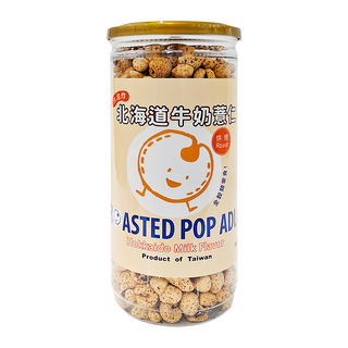 品益生技 北海道牛奶薏仁, 烘烤非油炸, 台灣製造, 150g, 1罐