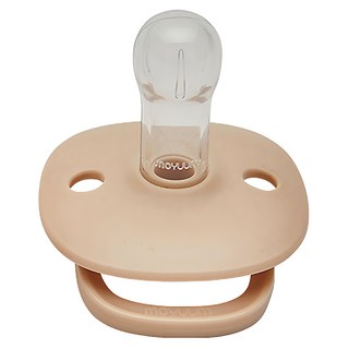 MOYUUM 母乳實感辛奇奶嘴 米色, 0~6個月, 1個