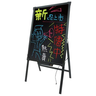 FOSO 免安裝電子螢光板(可升降款) 1入 色彩鮮豔 適用於餐廳、咖啡廳、商店