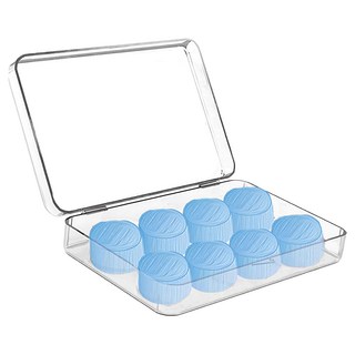 AHOYE 完美抗躁外耳式矽膠耳塞/防水耳塞 8個, 1盒