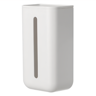 壁掛衛生紙盒 尺寸 23.5x12.5x9cm, 白色, 1個