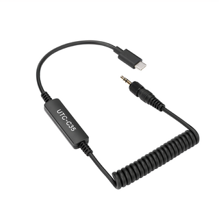 Saramonic 楓笛 UTC-C35 USB Type-C 專用麥克風轉接線 3.5mm轉USB Type-C接頭 輕巧易於攜帶, 1個