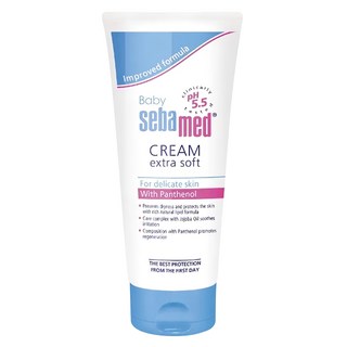 Baby sebamed 施巴 嬰兒護膚膏 extra soft，含維生素B5，舒緩皮膚不適, 200ml, 1條