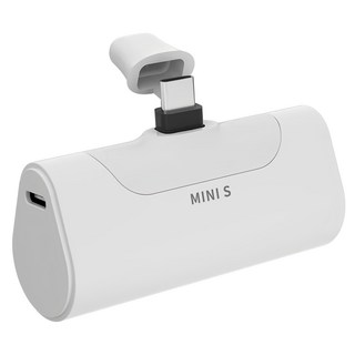 HONG JIN 宏晉 MINI S 口袋行動電源 TYPE-C, HJ-MINI S, 珍珠白