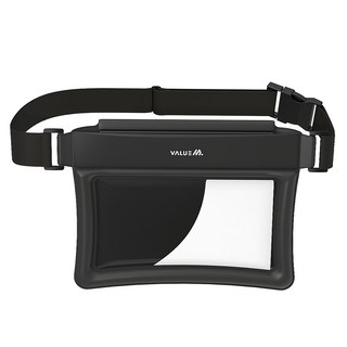 VALUEM Aqua Shield 多功能收納手機防水包, 黑色, 1個