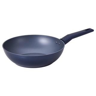 KITCHEN FLOWER Cookin IH 電磁爐用木柄炒鍋, 28cm, 1個