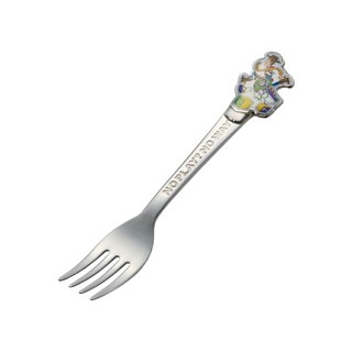 迪士尼玩具總動員 兒童造型不鏽鋼叉子, 銀, 2.5 x 14cm, 1支