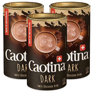 Caotina 可提娜 頂級瑞士黑巧克力粉, 500g, 3罐, 1罐