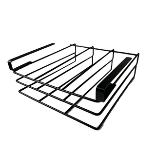 砧板收納置物架, 黑色, 1個