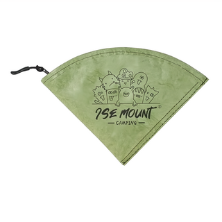 ISE MOUNT 小島嶼山 咖啡濾紙收納包, 卡其色/軍綠色/黑色, 卡勒勒紙/水洗牛皮紙, 1個