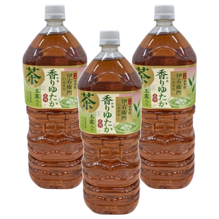 SunTORY 三得利 伊右衛門 大罐香醇綠茶, 2L, 3瓶