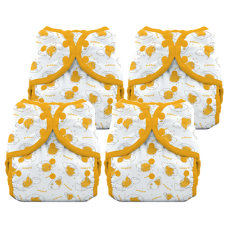 THiRSTiES 游泳尿布褲 SANRIO聯名款 Gudetama 蛋黃哥 9~36個月, M, 4件