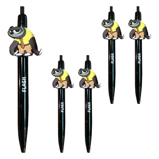 Disney 迪士尼 原子筆 0.38mm, A款 黑色, 5支