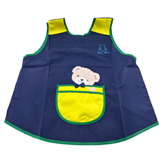 聖新文教 經典泰迪熊輕便圍兜, 深藍色, 1個, 1件