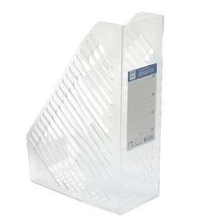 JUSKU 佳斯捷 花花龍雜誌架 公文架 文件架 25.5 x 10.3 x 31.2cm, 白色, 2個