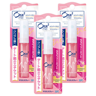Ora2 愛樂齒 淨澈氣息口香噴劑 覆盆莓薄荷 6ml, 3瓶