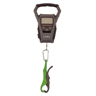 gamakatsu Luxxe LED 手提防水電子秤魚秤, 50kg 最大秤重, kg/lb/oz 單位, 混色, 1個