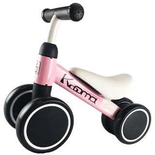 Kooma 小騎士滑步車 蜜糖粉 適用年齡1-3歲 四輪設計 行駛穩定, 1台, 48cm