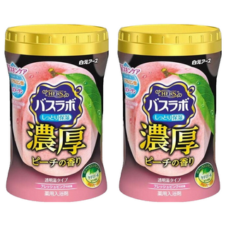 Hakugen 白元濃厚型香氛保濕水蜜桃入浴劑 舒緩疲勞, 600g, 2瓶