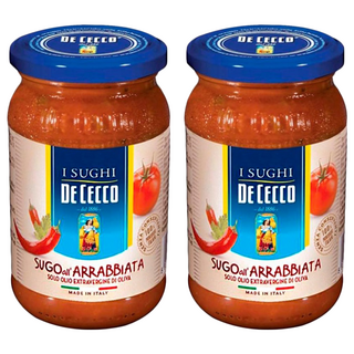 DE CECCO 得科 蕃茄香料義大利麵醬 辣味, 米其林三星主廚 Heinz Beck 特調配方, 400g, 2罐