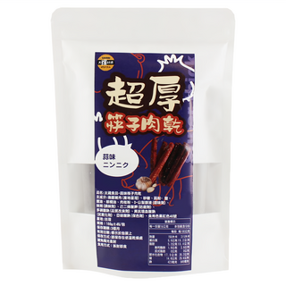 SUNFOOD 太禓食品 超厚筷子肉乾 蒜味 160g±4%/包, 1包
