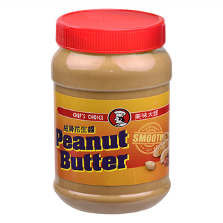 CHEF'S CHOICE 美味大師 細滑花生醬 Vegan, 1kg, 1瓶
