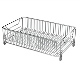 STAFIX 不鏽鋼餐具瀝水架 41x25.5x13公分 韓國製造, 1層, 銀色, 1個