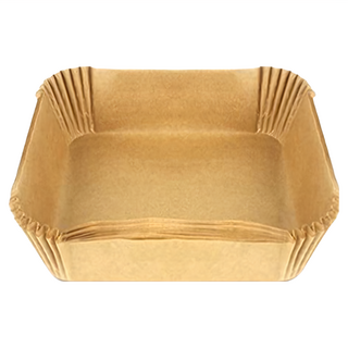 WE CHAMP 氣炸鍋專用烘焙紙 棕色方形 Z0013, 100個