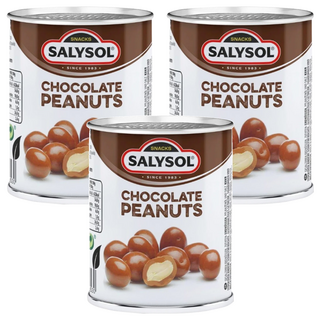SALYSOL 薩里 迷你罐頭, 可可花生，外層厚厚巧克力雙層享受, 60g, 3罐