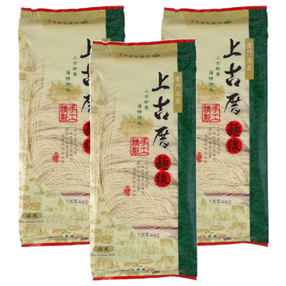 聖祖食品 上古厝海菜麵線, 完全手工製作, 風味道地, 400g, 3包