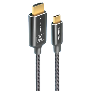 POLYWELL 寶利威爾 Type-C轉HDMI 2.0 4K 影音傳輸線 3m, 1條